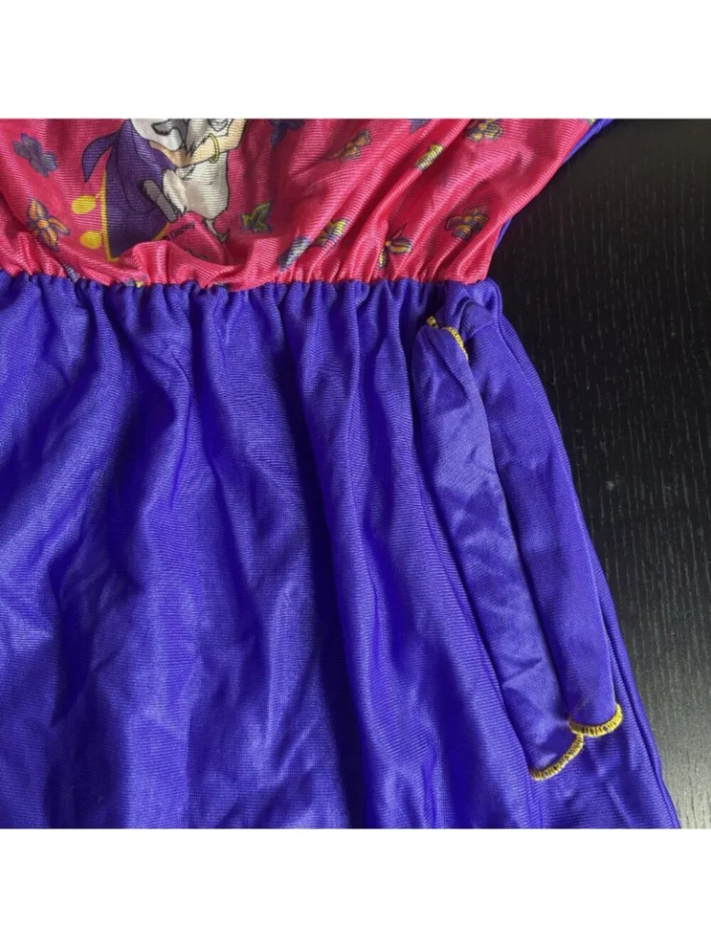 Vintage 90s THE HUNCHBACK OF NOTRE DAME Girls 4/5 Nightgown Disney Esmeralda - Picture 3 of 6